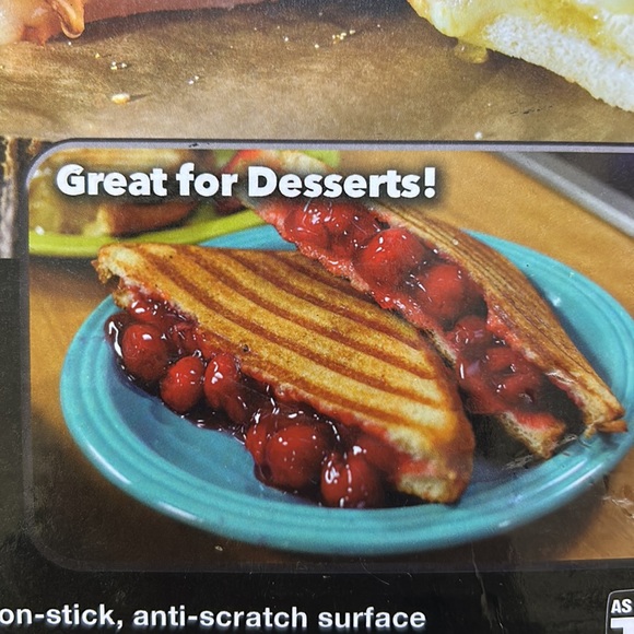 Stovetop Panini & Sandwich Maker - New Unopened in original sealed box - $25 - Picture 6 of 9